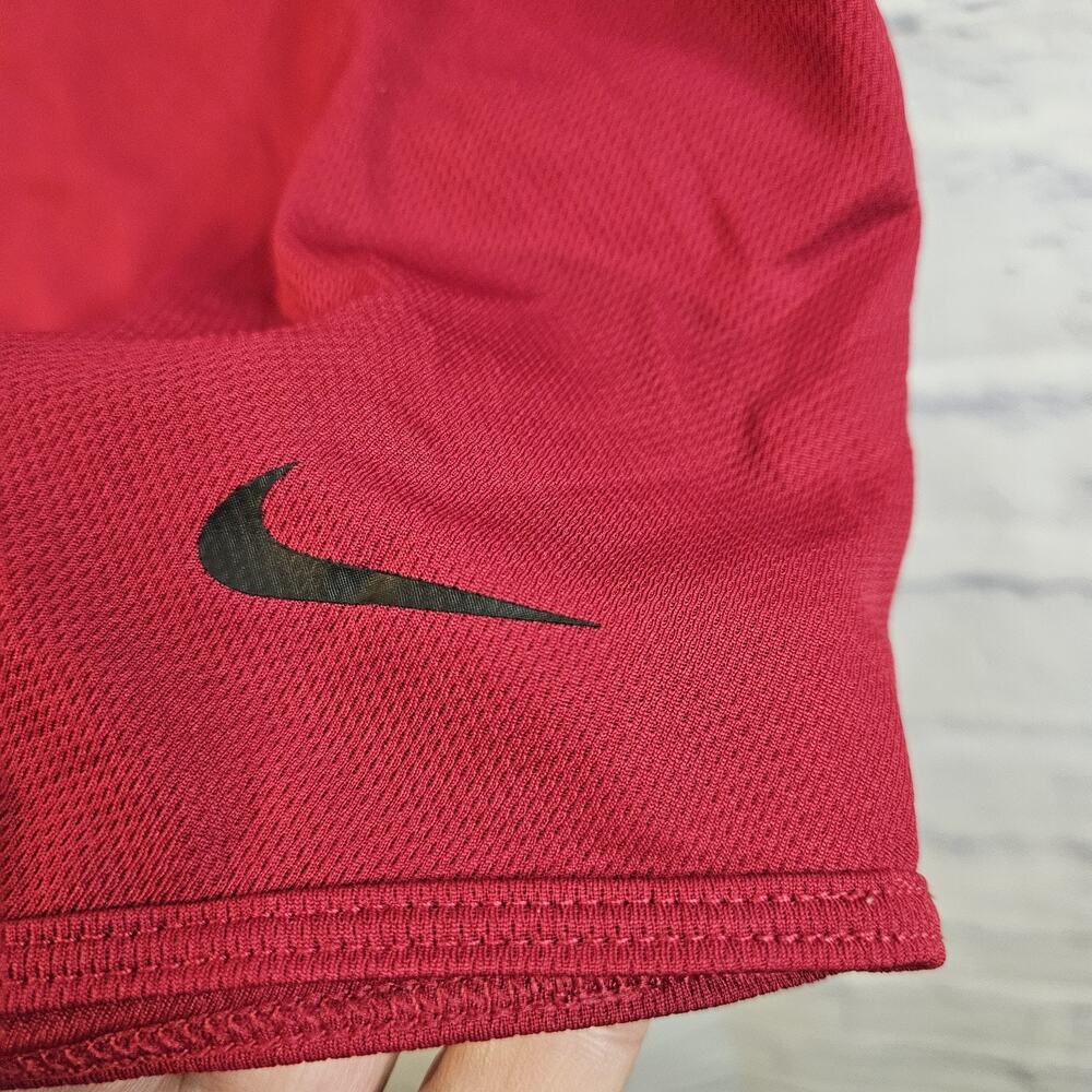 Nike Dri-FIT Women's Strappy Crossback Workout Tank Top Red - Size Large - Picture 2 of 7